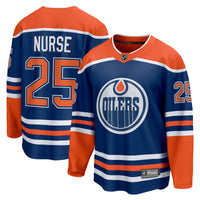 Edmonton Oilers Darnell Nurse Fanatics Royal Home Breakaway Player Jersey