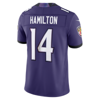 Baltimore Ravens Kyle Hamilton Nike Purple Team Vapor F.U.S.E. Stitched Limited Jersey