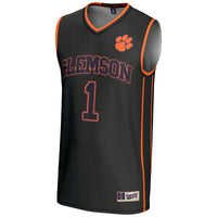 GameDay Greats #1 Black Clemson Tigers Lightweight Basketball Jersey