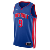 Detroit Pistons Nike Icon Edition Swingman Jersey - Blue - Ausar Thompson