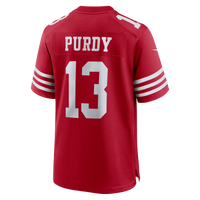 San Francisco 49ers Brock Purdy Nike Scarlet 80th Anniversary Game Jersey