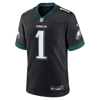 Philadelphia Eagles Jalen Hurts Nike Black Alternate Game Jersey