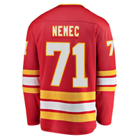 Calgary Flames Simon Nemec Fanatics Red Home Breakaway Jersey