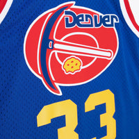 Denver Nuggets Mitchell & Ness David Thompson 1975 Dark Authentic Jersey - Royal Blue