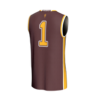GameDay Greats Maroon #1 Arizona State Sun Devils Lightweight Collegiate Basketball Fashion Jersey