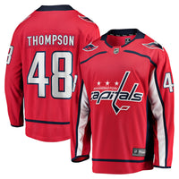 Washington Capitals Logan Thompson Fanatics Red Home Premier Breakaway Player Jersey