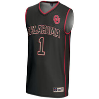 GameDay Greats #1 Black Oklahoma Sooners Lightweight Basketball Jersey