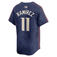 Cleveland Guardians José Ramírez Nike Navy City Connect Limited Player Jersey