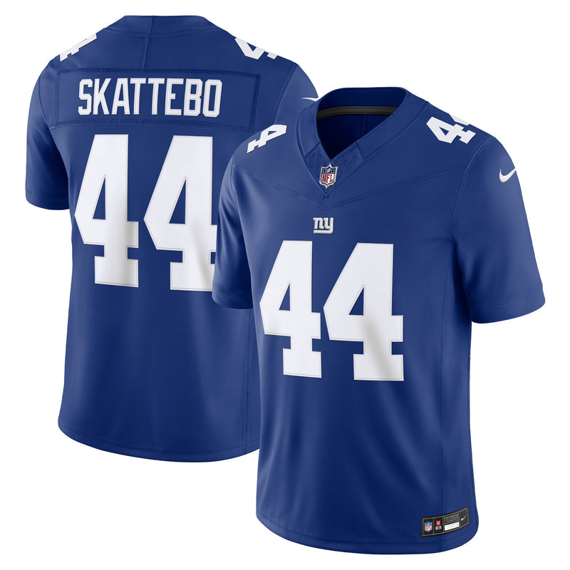 New York Giants Cam Skattebo Nike Royal Team Vapor F.U.S.E. Stitched Limited Jersey