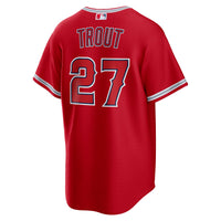Los Angeles Angels Mike Trout Nike Red Alternate Replica Jersey