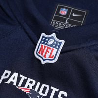 Nike New England Patriots Navy Custom Game Jersey