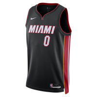 Miami Heat Nike Icon Edition Swingman Jersey - Black - Simone Fontecchio