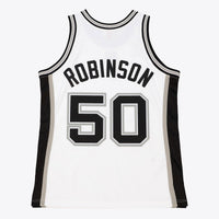 San Antonio Spurs Mitchell & Ness David Robinson 2002 Home Finals Authentic Jersey - White