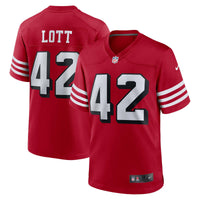 San Francisco 49ers Ronnie Lott Nike Scarlet Retired Player Alternate Game Jersey
