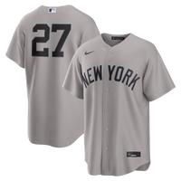New York Yankees Giancarlo Stanton Nike Gray Road Replica Jersey