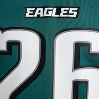 Philadelphia Eagles Saquon Barkley Nike Midnight Green Team Game Jersey