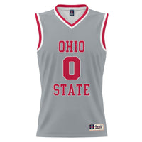 GameDay Greats #0 Gray Ohio State Buckeyes Lightweight Basketball Fashion Jersey