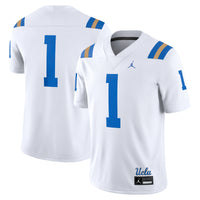Jordan Brand #1 White UCLA Bruins Game Jersey