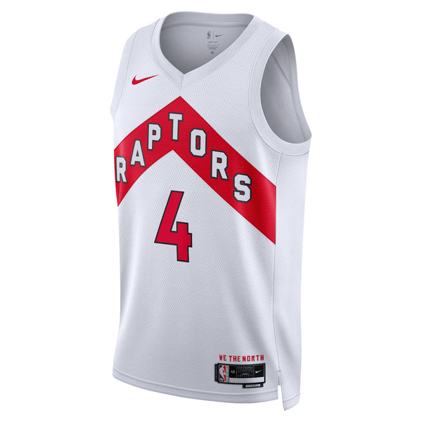 Toronto Raptors Nike Association Edition Swingman Jersey - White - Scottie Barnes