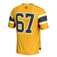 GameDay Greats #1 Gold West Virginia Mountaineers Football Jersey