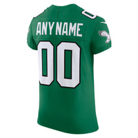 Philadelphia Eagles Nike Kelly Green 2nd Alternate Vapor F.U.S.E. Elite Custom Jersey