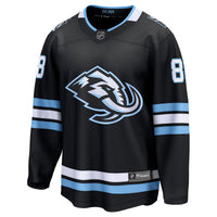 Utah Mammoth Nate Schmidt Fanatics Black Home Breakaway Player Jersey