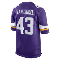 Minnesota Vikings Andrew Van Ginkel Nike Purple Team Game Jersey