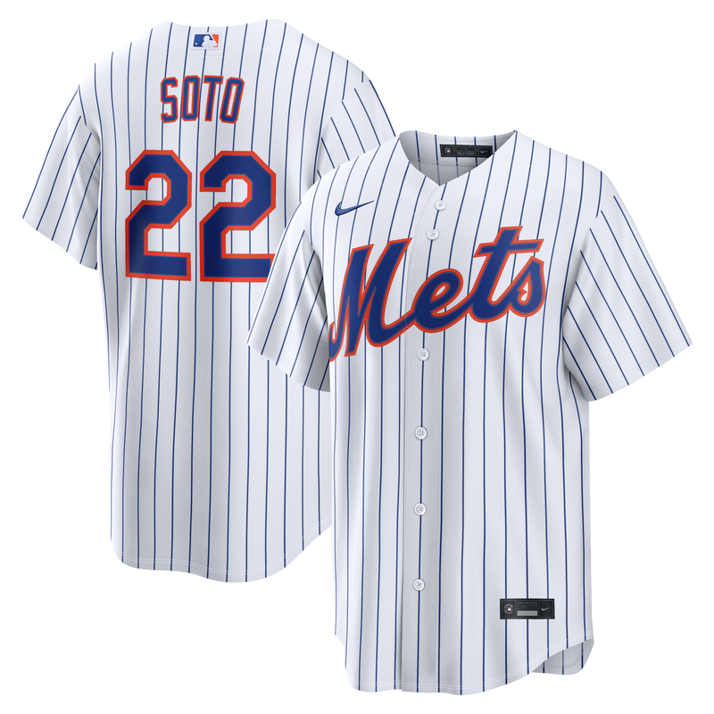 New York Mets Juan Soto Nike White Home Replica Jersey