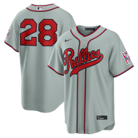 Philadelphia Phillies Alec Bohm Nike Gray 2026 Field of Dreams Stadium Jersey