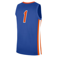 Jordan Brand Royal Florida Gators Road Replica Basketball Jersey