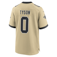 New Orleans Saints Jordyn Tyson Nike Gold 2026 NFL Draft First Round Pick No. 8 Alternate Game Jersey