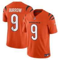 Cincinnati Bengals Joe Burrow Nike Orange Vapor F.U.S.E. Limited Jersey