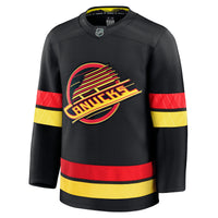 Vancouver Canucks Fanatics Black Alternate Premium Jersey