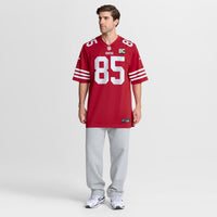 San Francisco 49ers George Kittle Nike Scarlet 80th Anniversary Game Jersey