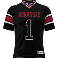 GameDay Greats #1 Black Arkansas Razorbacks Football Jersey