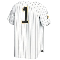 GameDay Greats #1 White Purdue Boilermakers Lightweight Baseball Jersey