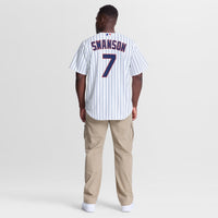 Chicago Cubs Dansby Swanson Nike White Home Replica Jersey