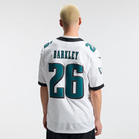 Philadelphia Eagles Saquon Barkley Nike White Vapor F.U.S.E. Stitched Limited Jersey