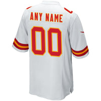 Kansas City Chiefs Nike White Custom Game Jersey