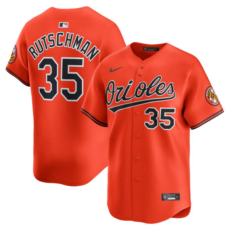 Baltimore Orioles Adley Rutschman Nike Orange 2nd Alternate Limited Player Jersey