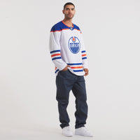 Edmonton Oilers Fanatics White Away Premium Jersey