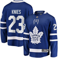 Toronto Maple Leafs Matthew Knies Fanatics Blue Home Premier Breakaway Player Jersey