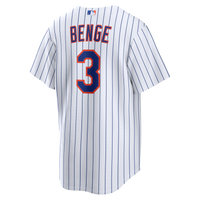 New York Mets Carson Benge Nike White Home Replica Jersey