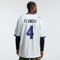 Baltimore Ravens Zay Flowers Nike White Game Jersey