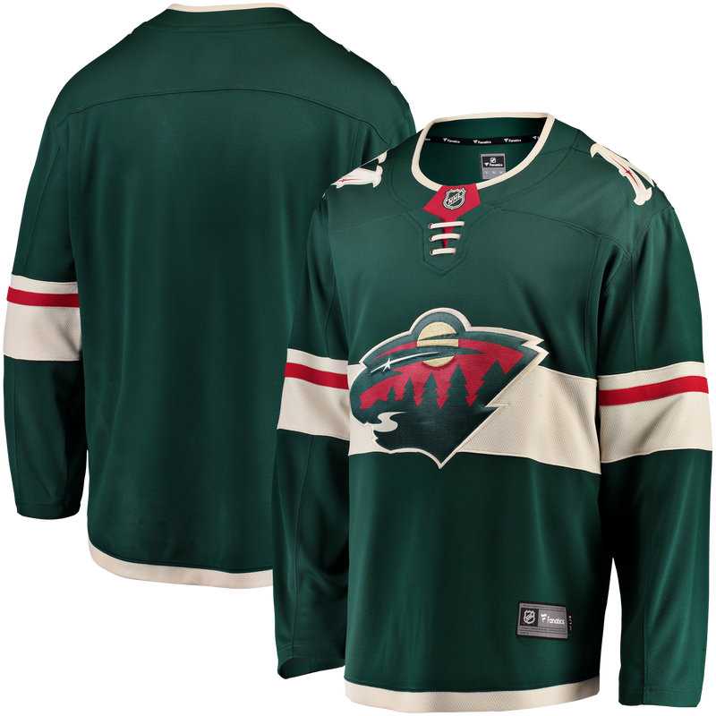 Minnesota Wild Fanatics Green Home Breakaway Jersey