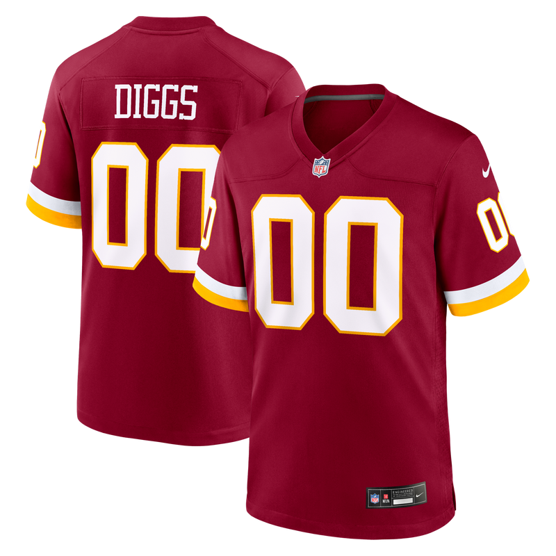 Washington Commanders Stefon Diggs Nike Burgundy Game Jersey