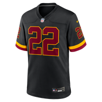 Washington Commanders Jacory Croskey-Merritt Nike Black Hail Raiser Alternate Game Jersey