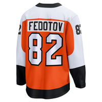 Philadelphia Flyers Ivan Fedotov Fanatics Orange Home Premier Breakaway Player Jersey
