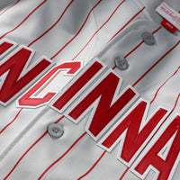 Cincinnati Reds Deion Sanders Mitchell & Ness Gray 1997 Authentic Jersey