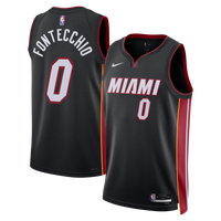 Miami Heat Nike Icon Edition Swingman Jersey - Black - Simone Fontecchio